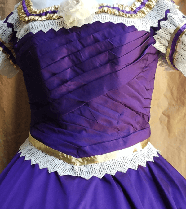Restyling a Prom Dress for a Victorian Ball